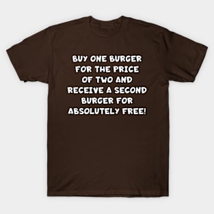 Techincally T's - Burger T-Shirt